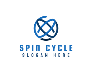 Global Cycle Orbit Business logo design