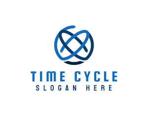 Global Cycle Orbit Business logo design