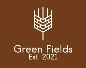 Fields - Simple Malt Stalk logo design
