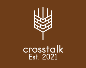 Brewer - Simple Malt Stalk logo design
