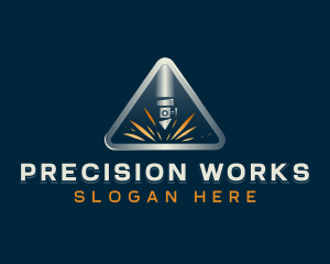 Industrial Machinist Laser logo design