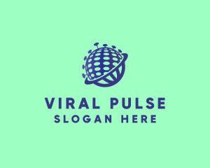 Virus - Global Pandemic Virus logo design