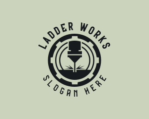 CNC Laser Machinery logo design