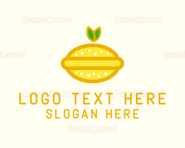 Organic Lemon Fruit Logo