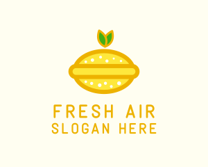 Organic Lemon Fruit  logo design