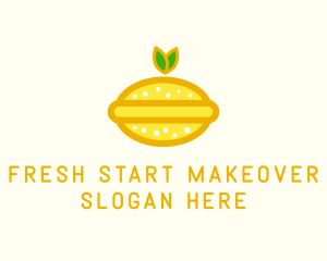 Organic Lemon Fruit  logo design