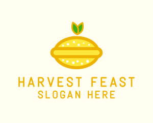 Organic Lemon Fruit  logo design