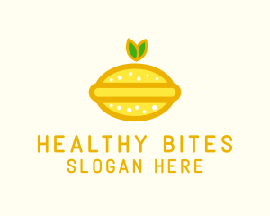 Organic Lemon Fruit  logo design