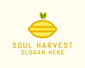 Organic Lemon Fruit  logo design