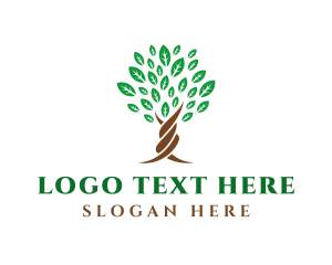 Spring - Natural Tree Environment logo design