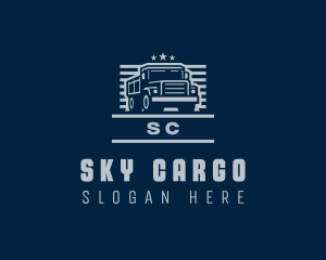 Cargo Haulage Trucking logo design