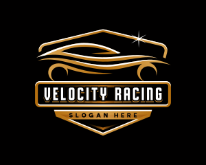 Detailing Car Racing logo design