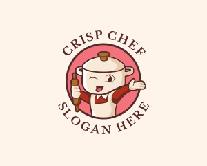 Cooking Pot Chef logo design