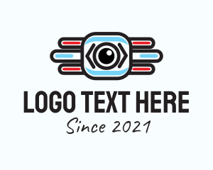 Photo Editor - Tech Camera Surveillance logo design
