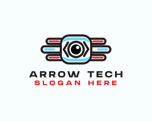 Tech Camera Surveillance logo design