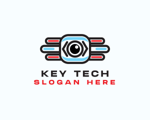 Tech Camera Surveillance logo design