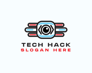 Tech Camera Surveillance logo design