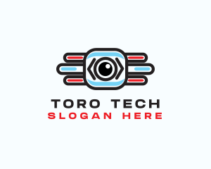 Tech Camera Surveillance logo design