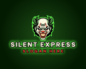 Scary Clown Joker logo design