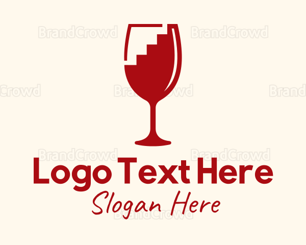 Staircase Wine Glass Logo