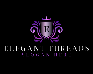 High End Shield Royal logo design