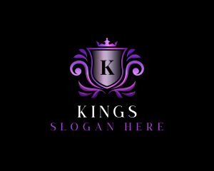 High End Shield Royal logo design