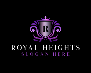 High End Shield Royal logo design