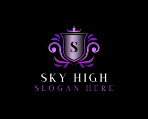 High End Shield Royal logo design