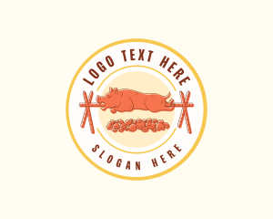 Lechon - Roasted Pig Restaurant logo design