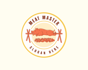 Roasted Pig Restaurant logo design