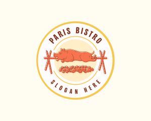 Roasted Pig Restaurant logo design