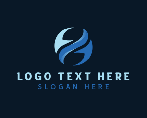 Thermal - Ventilation HVAC Cooling logo design