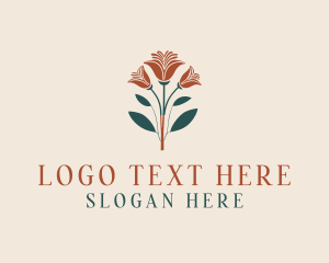 Plant - Flower Beauty Spa logo design