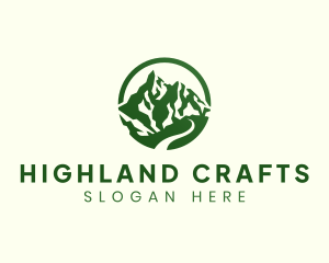 Mountain Highlands Hiking logo design