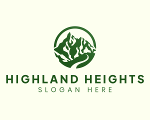 Mountain Highlands Hiking logo design