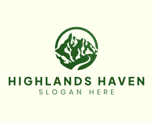 Highlands - Mountain Highlands Hiking logo design