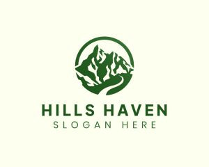 Mountain Highlands Hiking logo design