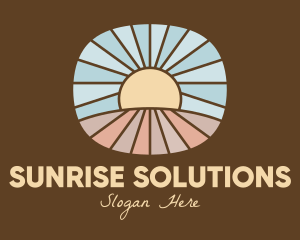 Sunrise Farm Resort  logo design