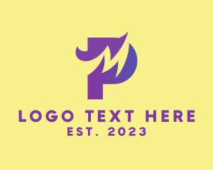 Letter Nr - Modern Business Startup logo design