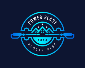 Power Washer Cleaner logo design