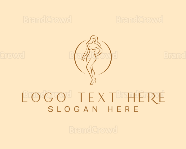 Sexy Woman Body Logo