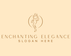 Alluring - Sexy Woman Body logo design