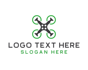 Fly - Flying Drone Technology logo design