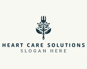 Plant Landscaping Rake logo design