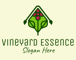 Organic Grape Vineyard logo design