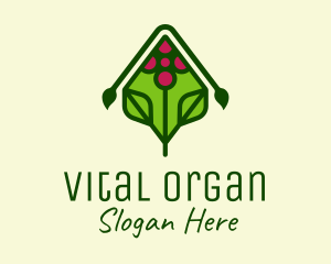 Organic Grape Vineyard logo design