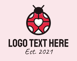 Ladybug Online Dating  logo design