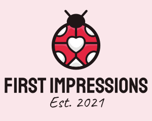 Ladybug Online Dating  logo design