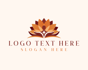 Yogi - Lotus Hand Spa logo design
