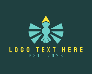 Lighthouse - Flying Light Post logo design